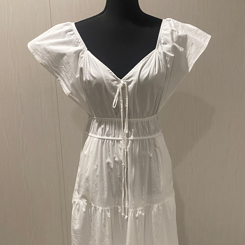 June & Hudson White Maxi Dress